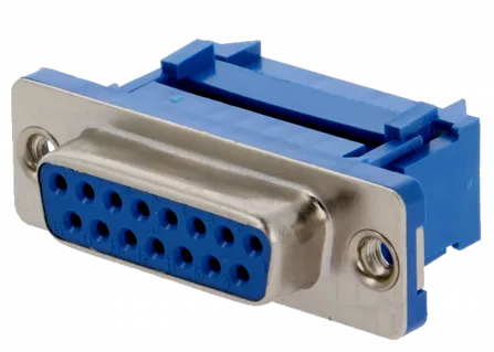 LPBL15RZ - D-Sub-Buchsenleiste für Flachbandkabel 15pol