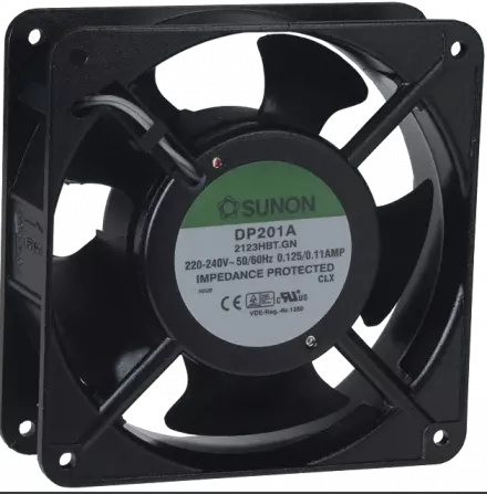 SF1212AD-BL - Lüfter axial 115/230V 120x38 K L 161m³/h