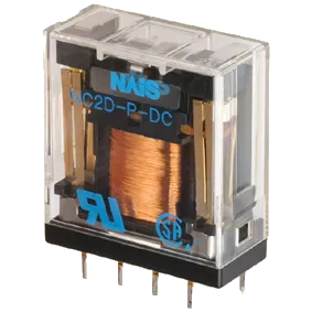 NC2D-P-12V - Relais DPDT 250VAC 5A Uspule 12V