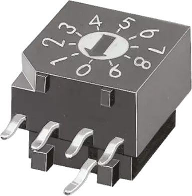 DRR3010 - Rotary Switch BCD coded, vertical