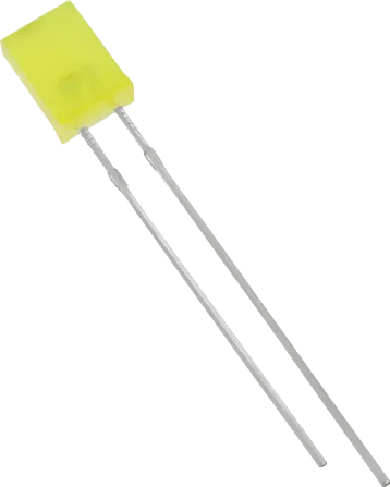 LTL433Y - LED Diffuse gelb 3,7mcd 140° 2x5mm 585nm