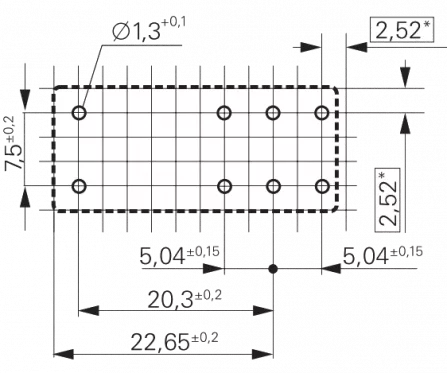 RT424024 - Relais DPDT 8A 24V 1440R
