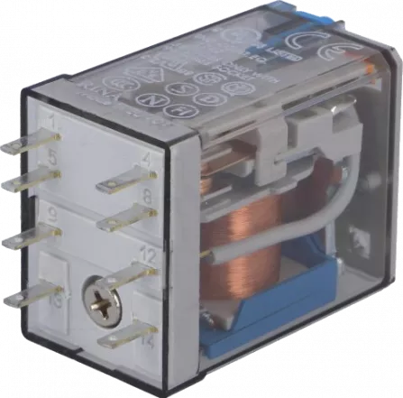 55.32.9.024.0040 - Industrierelais DPDT 10A Uspule 24V 600R