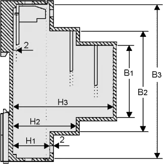 HUT1-C - ABS-Gehäuse 17x71x90