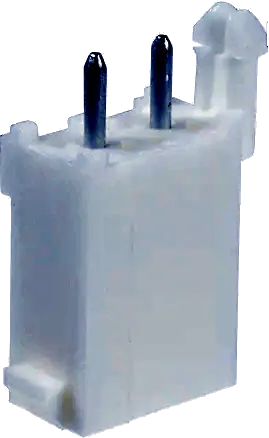 770166-2 - Nylonstiftleiste 2polig gerade 4,14mm