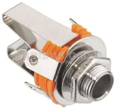T-214J - 6,3-mm-Stereo-Klinken-Einbaubuchsen 1xSchließer