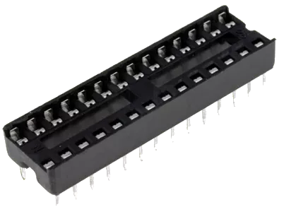 DIL28EMS - LC-IC-Fassung 28pol RM=7,62mm schmale Bauform