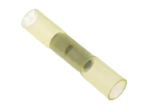 VB600-S - Stoßverbinder isol. 4 - 6 mm² gelb mit Schrumpfschlauch