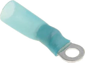 RIKA33505-S - Ring-Kabelschuh 2,5mm M3 blau mit Schrumpfschlauch