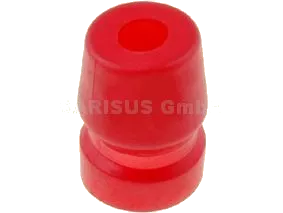 AC-GROMMET-RED - Gummitülle für XLR-Stecker rot