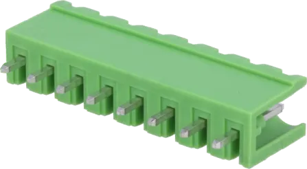 STLZ951-V8 - Stiftleiste 300V 15A 8polig grün ohne Seitenwand