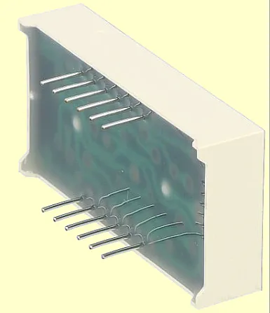 ELT512SYGWA/S53 - 3Digit 7Segment 14,22mm CA grün 7,5mcd