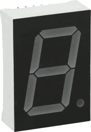 SC23-12GWA - LED display, 57mm green common cathode