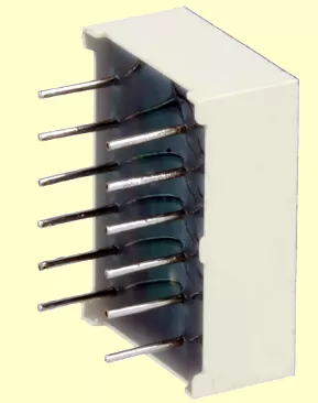TA07-11GWA - LED Matrix 5x7 18mm grün gemeinsame Anode