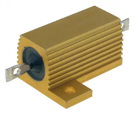 HS25 10R F - Drahtwiderstand mit AL-Kühlkörper 25W 10R 1%