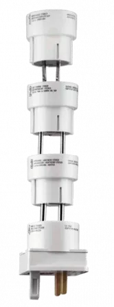 51043 - Reiseadapter-Set; 4-teilig für Geräte mit Euro-Stecker