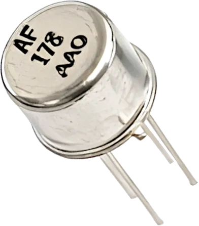 AF178 - GE- Transistor 25V 10mA 75mW 180MHz VHF TO72-4