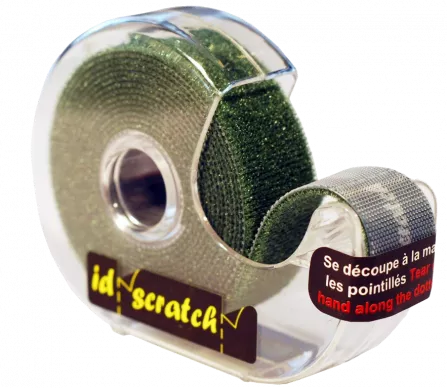 ALL GRIP BK - Klettband-Kabelbinder im Spender schwarz