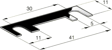 0200296 - Automotive fuse holder strip fuse 30A
