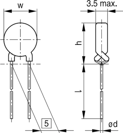 C990-80 - Thermistor PTC C990 30mA 63V