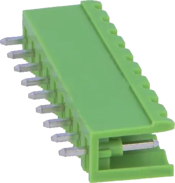 STLZ951-V9 - Stiftleiste 300V 15A 9polig grün ohne Seitenwand