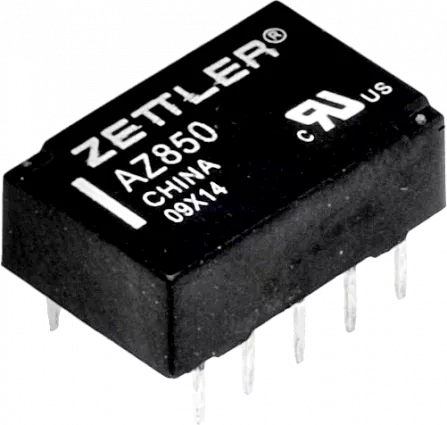 AZ850-12 - Relais DPDT 1A Uspule 12VDC 1028R