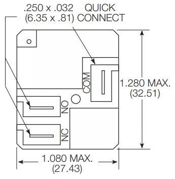 T9AS5D22-24 - Relais SPDT 20A Uspule 24VDC 576R