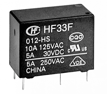 HF33F/012-HSL3 - Relais SPST-NO Uspule 12VDC 5A 720R