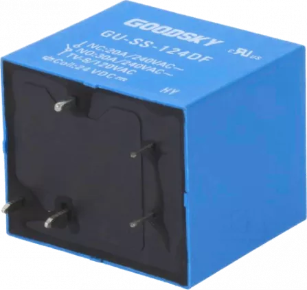 GU-SS-112DF - Relais SPDT 30A Uspule 12VDC 155R