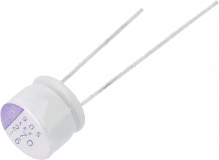 16SEF180M - Polymer Kondensator 180uF 16VDC ±20%, -55÷125°C