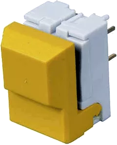 SER-YE-AU-OA - Eingabetaster SPDT 24 V 10 mA gelb
