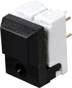 SER-BK-L-AU-OA - Eingabetaster SPDT 24 V 10 mA für LED RM2.54 schwarz