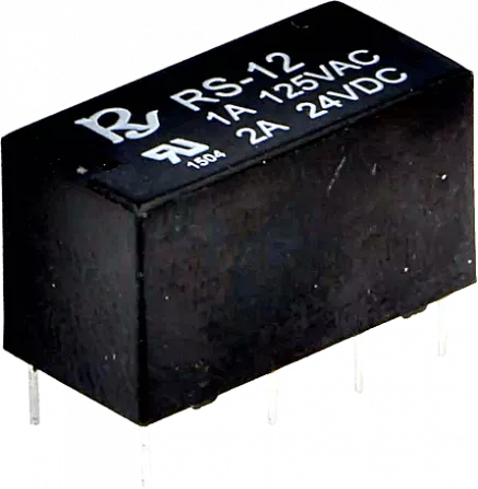 RS-12 - Relais DPDT 1A Uspule 12VDC 960R