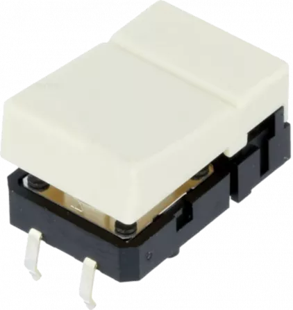 B3J-1000 - Taster SPST-NO 24VDC 0.85A weiss 18x12x10.3mm RM9x12.5mm
