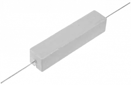 CRL7W-75R - Keramischer Hochlast-Drahtwiderstand 7W 5% 75R 9,5x9,5x35mm