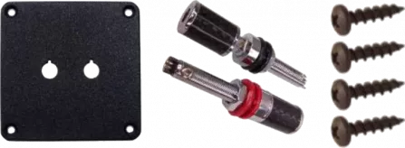 012-0052 - Powder Coated Single Binding Post Plate Set M8