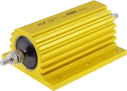 HS200 75R F - Wirewound resistor with AL-heat sink 200W 75R 1%