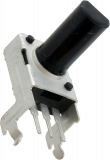 PTV09A-2020F-B104 - Potenziometer Kohleschicht 1 U linear 100k (Audio) ± 20% Achse abgeflacht 6mm L:20mm
