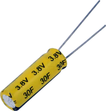 LY13R808025M306R-L - Goldcap 30F 2,5-3,8VDC 350mR 8x25mm RM3,5