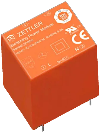 ZP05S1200WB - AC/DC-Wandler 5W UEing 85÷265VAC, 100÷370VDC UAusg 12VDC 420mA 70%