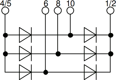 VUO80-16NO1 - 3-Ph-Bridge Rectifier 82A 1600V(RRM) V1-Pack