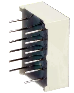 TIL704 - ±-display H= 12.7mm rot