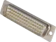 SL50LG - D-Sub-Stiftleiste 50polig Lötstift gerade 180° RM2,77mm