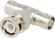 EUG274U - BNC-T-Adapter F/M/F 50 Ohm Ind.