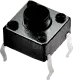 DTS62K - Mini-Taster horizontal 6x6mm H= 5,0mm 1N