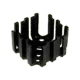 FK2010 - Finger-Kühlkörper eloxiert 45x45x25,4mm für SOT9, TO3, TO66