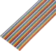 FBK28-40RB - Regenbogen-Flachbandkabel 40 adrig 30,5m