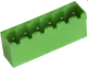 STLZ950WV6 - Stiftleiste 300V 12A 6polig grün mit Seitenwand
