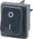 B442MASK-SW - Rocker Switch DPST 16A 250V Black/Black