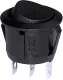 WIP12A04 - Wippenschalter SPDT 6A 250V schwarz